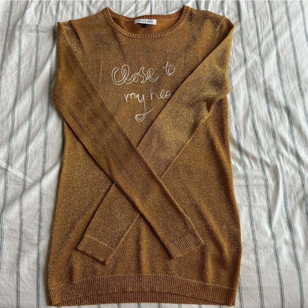 Bella Freud Close to my heart Sparkle Jumper